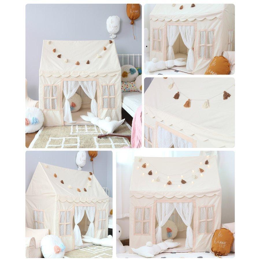 期間セール ティピー テント 子供用テント キッズテント 4色 キッズ シンプル コットンキャンパス 女の子 男の子 おもちゃテント 秘密基地