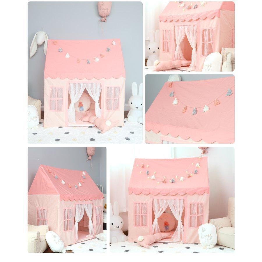 期間セール ティピー テント 子供用テント キッズテント 4色 キッズ シンプル コットンキャンパス 女の子 男の子 おもちゃテント 秘密基地