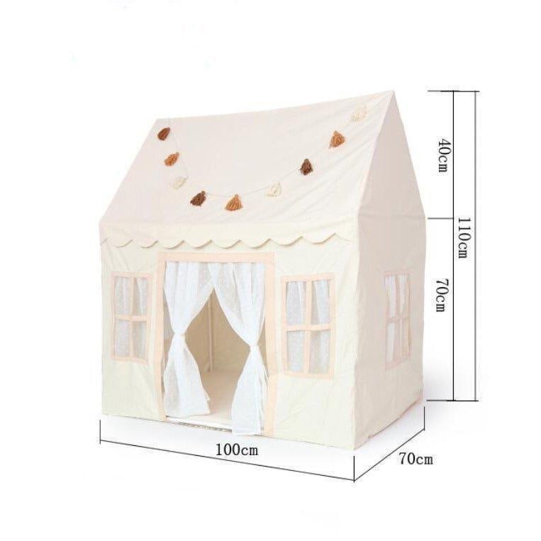 期間セール ティピー テント 子供用テント キッズテント 4色 キッズ シンプル コットンキャンパス 女の子 男の子 おもちゃテント 秘密基地