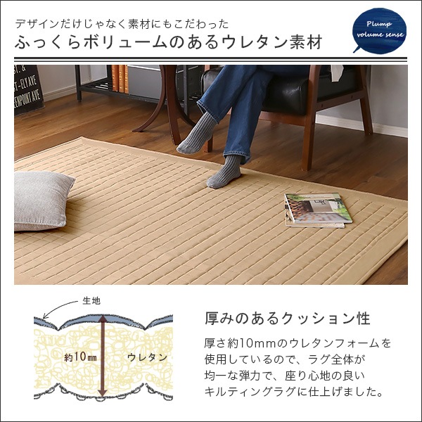 ラグ マット カーペット 厚手 洗える おしゃれ 北欧 滑り止め 手洗い可能 キルティング デニム調 ふっくら厚み オールシーズン対応 190x240cm ラグ マット カーペット 厚手 洗える おしゃれ 北欧 滑り止め 手洗い可能 キルティング デニム調 ふっくら厚み オールシーズン対応 190x240cm