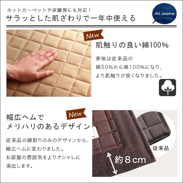 ラグ マット カーペット 厚手 洗える おしゃれ 北欧 滑り止め 手洗い可能 キルティング デニム調 ふっくら厚み オールシーズン対応 190x240cm ラグ マット カーペット 厚手 洗える おしゃれ 北欧 滑り止め 手洗い可能 キルティング デニム調 ふっくら厚み オールシーズン対応 190x240cm