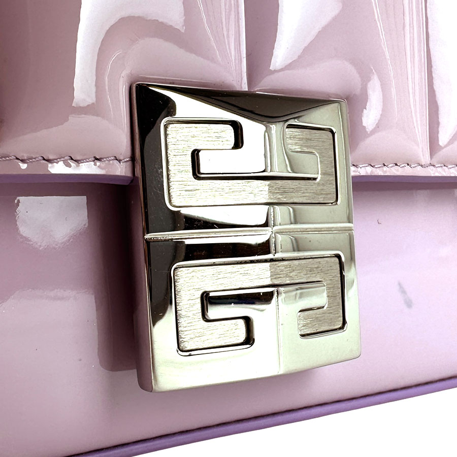 ジバンシィ GIVENCHY ショルダーバッグ パテントレザー パープル/ピンク シルバー レディース z6235 ジバンシィ GIVENCHY ショルダーバッグ パテントレザー パープル/ピンク シルバー レディース z6235