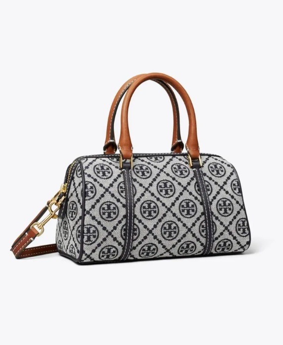 T MONOGRAM MINI BARREL BAG TORY NAVY 170417 TORY NAVY T MONOGRAM MINI BARREL BAG TORY NAVY 170417 TORY NAVY
