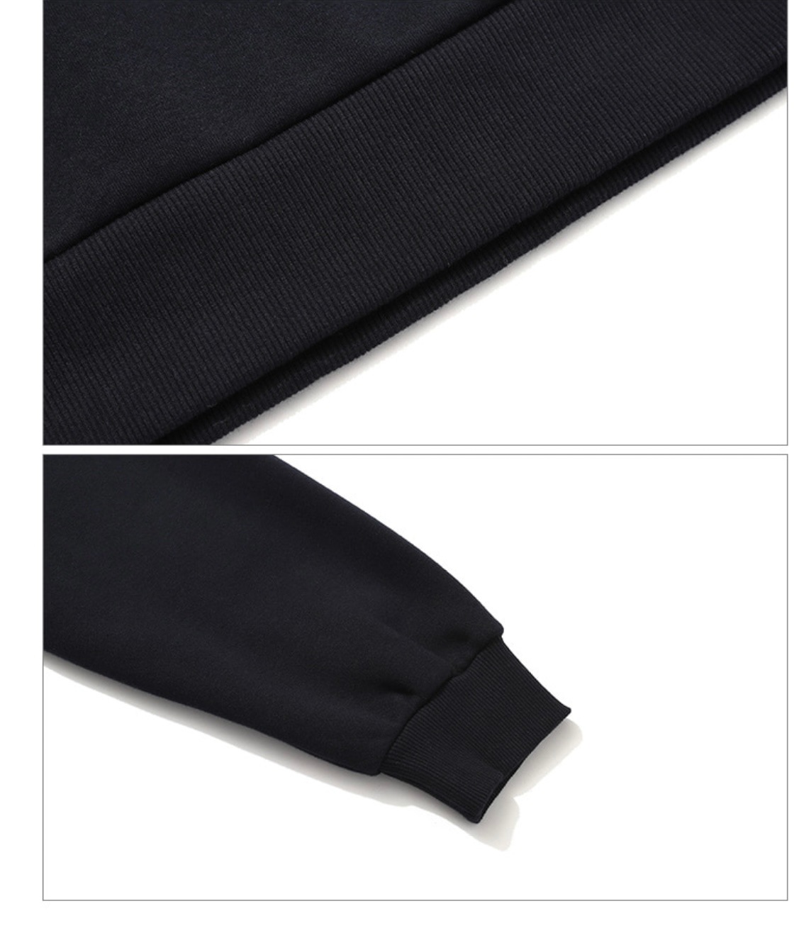 ( ユニセックス )アップリケ ロゴ マンツーマンTシャツ - 6色 特 羊毛 起毛 生地 ( ユニセックス )アップリケ ロゴ マンツーマンTシャツ - 6色 特 羊毛 起毛 生地