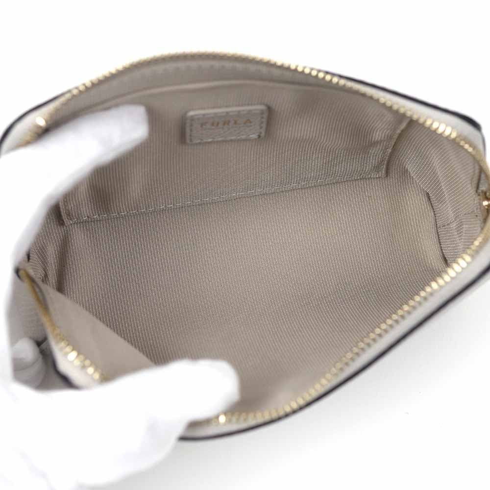 フルラ ポーチ レディース カメリア レザー グレージュ FURLA CAMELIA M COSMETIC CASE ARES VANIGLIA WE00449-ARE000-VAN00