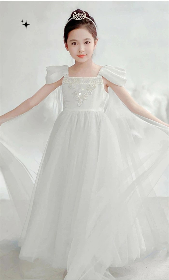 高品質 ピアノ発表会 ドレス 子供 女の子 白 ホワイト 発表会ドレス ノースリーブ 子ども ワンピース お祝い日 演奏会 音楽会 フォーマル 誕生日 撮影 パーティー ジュニア キッズ ロングドレス 高品質 ピアノ発表会 ドレス 子供 女の子 白 ホワイト 発表会ドレス ノースリーブ 子ども ワンピース お祝い日 演奏会 音楽会 フォーマル 誕生日 撮影 パーティー ジュニア キッズ ロングドレス