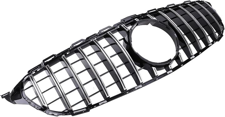 ベンツ パナメリカーナ グリル ブラックxシルバー 現行AMGルック W205 S205 C205 C180 C200 C220d C250 C300 C350e C450 C43 GT