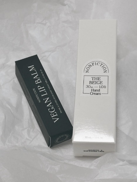 【ギフトラッピング】ハンドクリーム30ml&リップクリームセット（2種択1）NEW ザベージュ(the beige) &ザグレー (the grey)