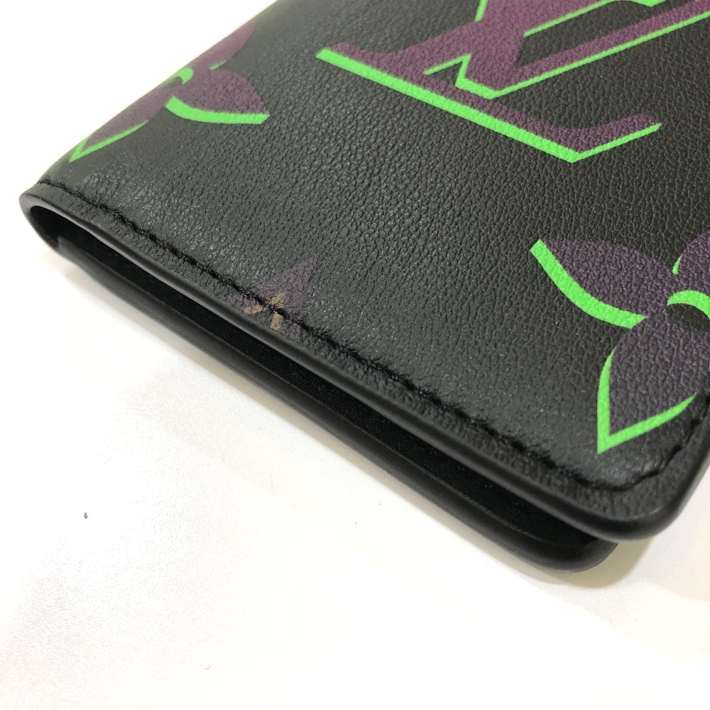 カードケース M82372 オーガナイザードゥ ポッシュ モノグラム 定期入れ/ビジネス カーフレザー ブラック