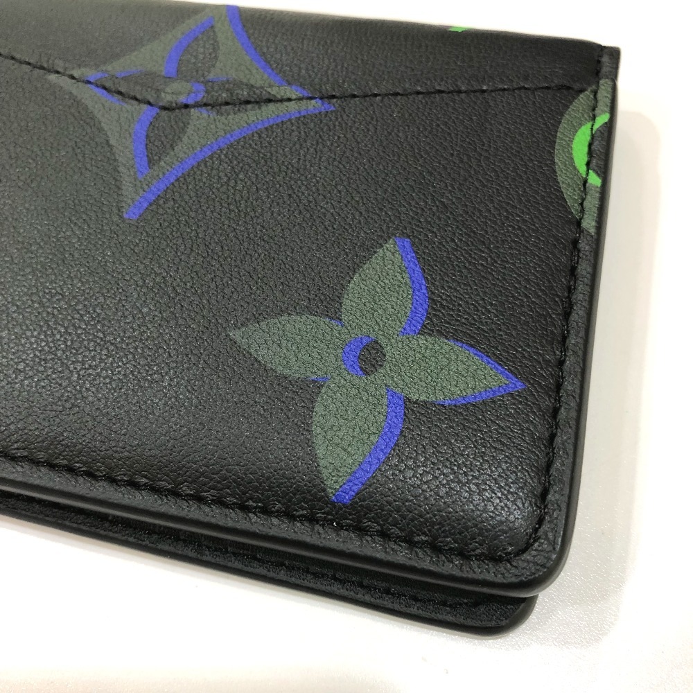 カードケース M82372 オーガナイザードゥ ポッシュ モノグラム 定期入れ/ビジネス カーフレザー ブラック