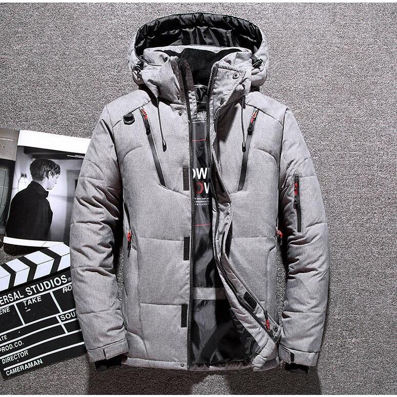 ダウンジャケット メンズ 軽量 冬物 冬服 メンズ アウター ダウン ジャケット ダウンコート フード ハイネック 防寒 紳士 男性 ファッション 秋 冬_4