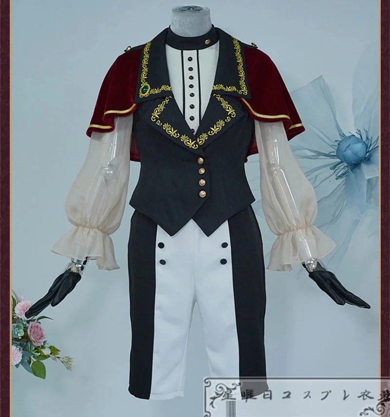 【新品】新品バンドリ！ ガールズバンドパーティ！ 八幡海鈴 Ave Mujica ティモリス マスク付き コスプレ衣装 コスチューム品質良い 店舗お勧め_8