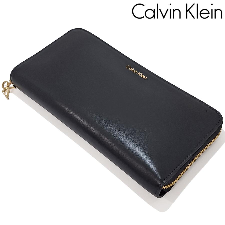 CK 財布 ラウンドファスナー 長財布 ユニセックス LV04F1093G-UB1 レザー ラウンドZIP ロングウォレット_1