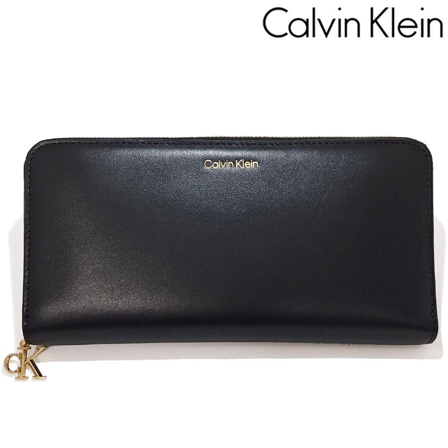 CK 財布 ラウンドファスナー 長財布 ユニセックス LV04F1093G-UB1 レザー ラウンドZIP ロングウォレット_2