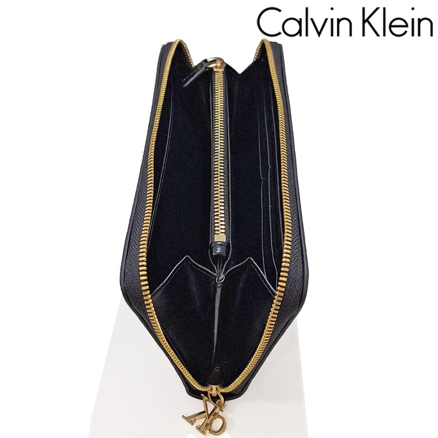 CK 財布 ラウンドファスナー 長財布 ユニセックス LV04F1093G-UB1 レザー ラウンドZIP ロングウォレット_5