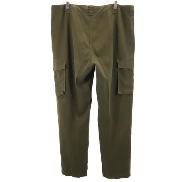 オーストリア軍 90s ミリタリー カーゴパンツ カーキ Austrian Army ボタンフライ ビッグサイズ メンズ_1