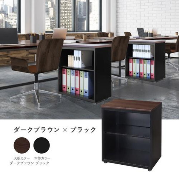 法人限定 Netforce LD-C2-W-WH-NA 天板ナチュラル 本体ホワイト サイドキャビネット サイドデスク メーカー直送_6