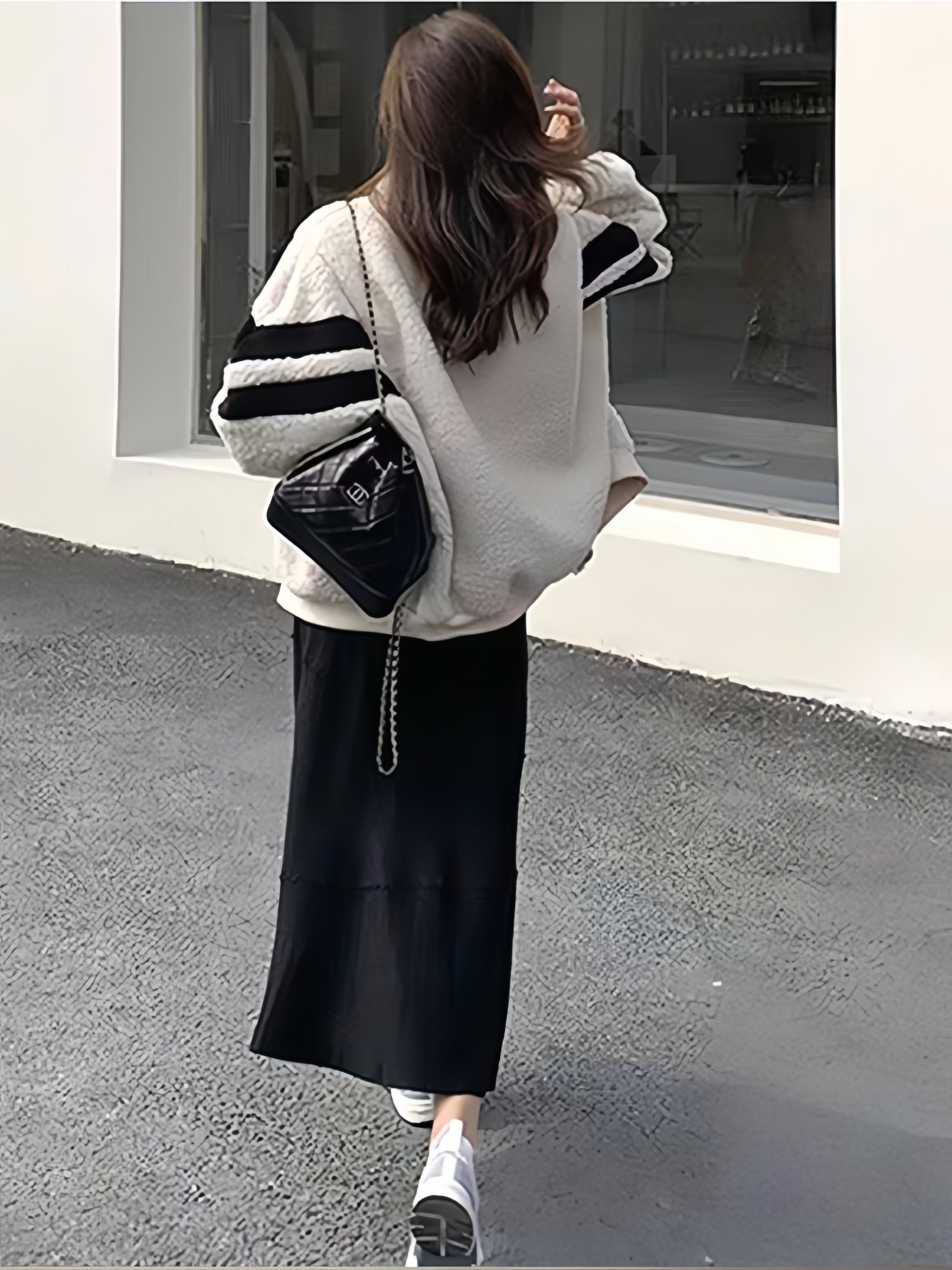 【商品名】レディース 厚手 暖かい フリース ジャケット ブラッシュ加工裏地付き - 防風 冬用コートルーズフィット オーバーサイズ スタンドカラーソフト ふわふわ アウター軽量 防寒 防風 ジ