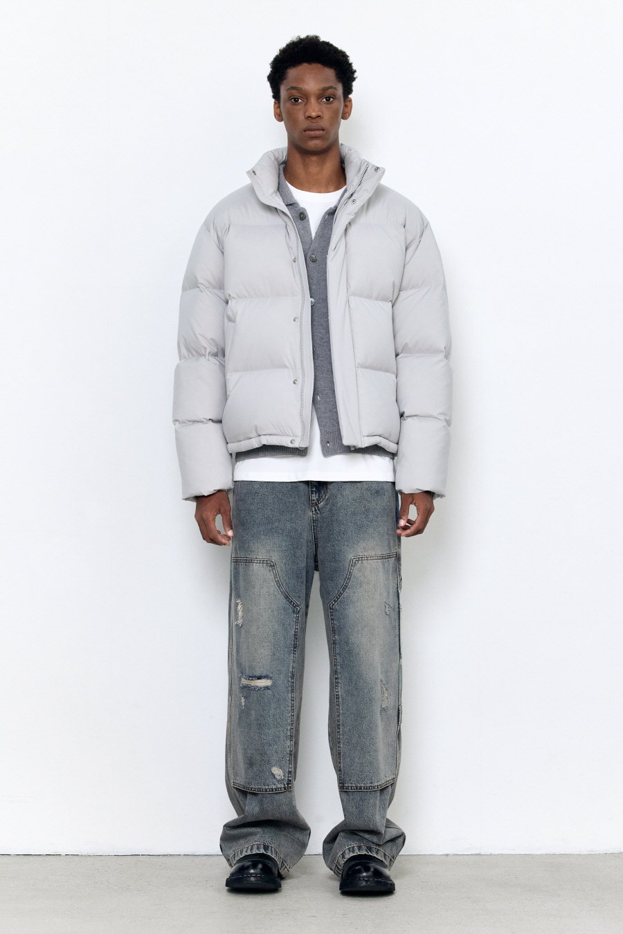 【INSILENCE】 ESSENTIAL DOWN JACKET : GREY