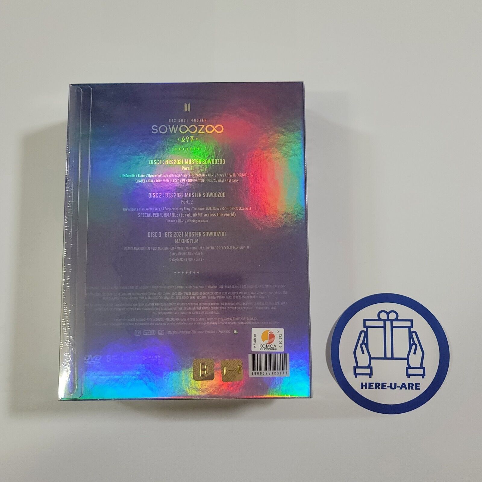 BTS 防弾少年団 Sowoozoo DVD Korean version 2021 muster