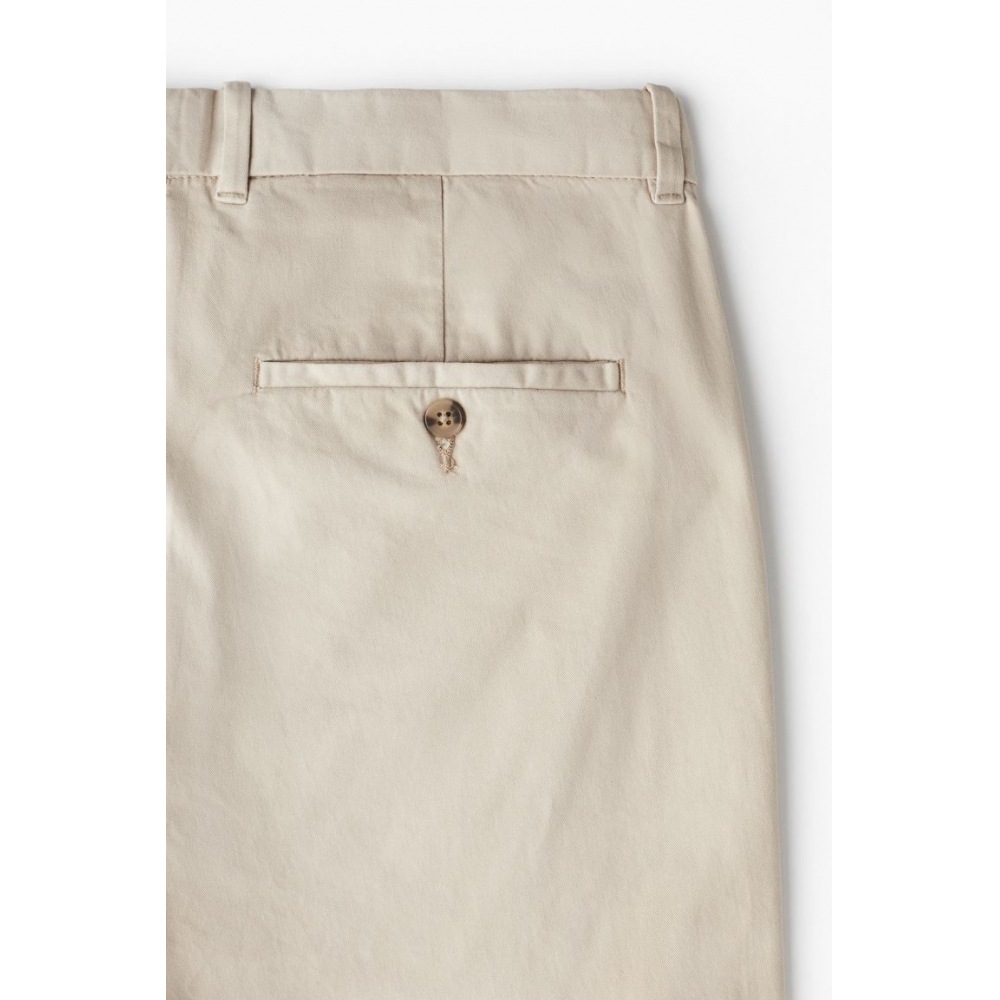 H&M コットンチノパンツスリムフィットベージュ H&M コットンチノパンツスリムフィットベージュ