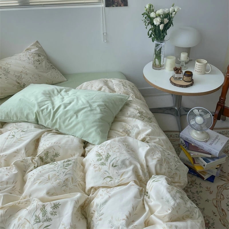 布団カバーセット グリーン 花柄 可愛い コットン100% 韓国風 掛け布団カバー 寝具カバーセット 3点セット 4点セット シングル セミダブル ダブル ベージュ ベッド用品 綿100% 敷カバー 布団カバーセット グリーン 花柄 可愛い コットン100% 韓国風 掛け布団カバー 寝具カバーセット 3点セット 4点セット シングル セミダブル ダブル ベージュ ベッド用品 綿100% 敷カバー