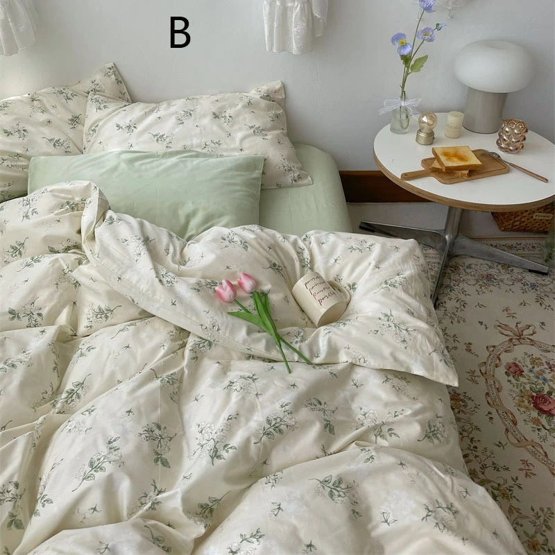 布団カバーセット グリーン 花柄 可愛い コットン100% 韓国風 掛け布団カバー 寝具カバーセット 3点セット 4点セット シングル セミダブル ダブル ベージュ ベッド用品 綿100% 敷カバー 布団カバーセット グリーン 花柄 可愛い コットン100% 韓国風 掛け布団カバー 寝具カバーセット 3点セット 4点セット シングル セミダブル ダブル ベージュ ベッド用品 綿100% 敷カバー