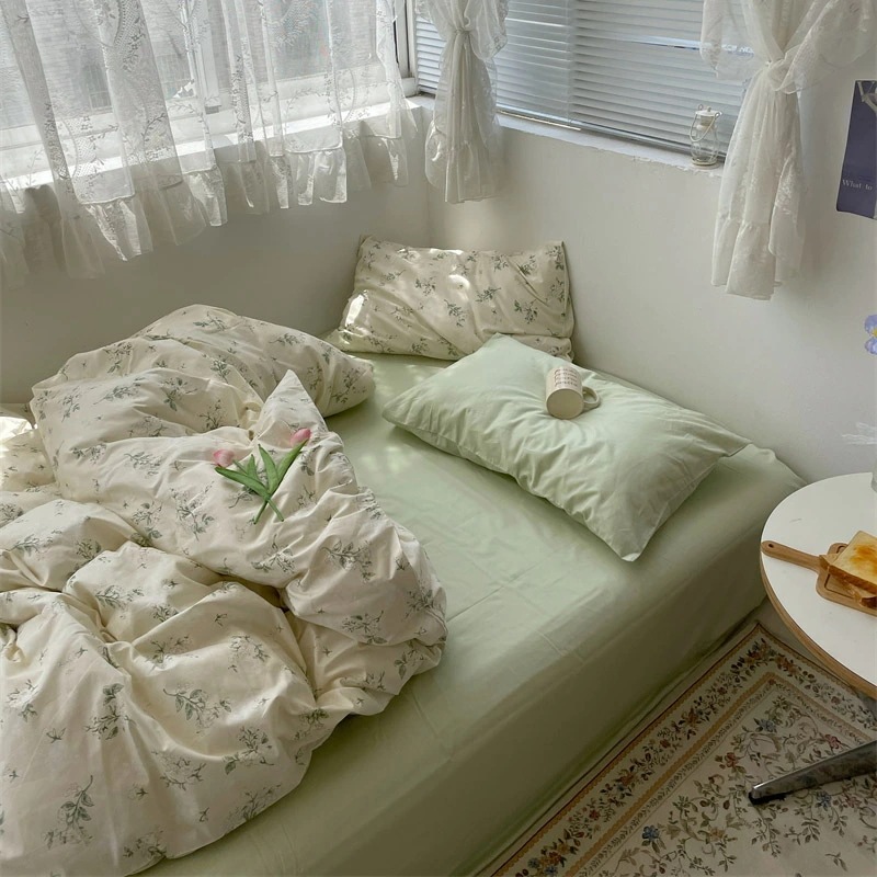 布団カバーセット グリーン 花柄 可愛い コットン100% 韓国風 掛け布団カバー 寝具カバーセット 3点セット 4点セット シングル セミダブル ダブル ベージュ ベッド用品 綿100% 敷カバー 布団カバーセット グリーン 花柄 可愛い コットン100% 韓国風 掛け布団カバー 寝具カバーセット 3点セット 4点セット シングル セミダブル ダブル ベージュ ベッド用品 綿100% 敷カバー
