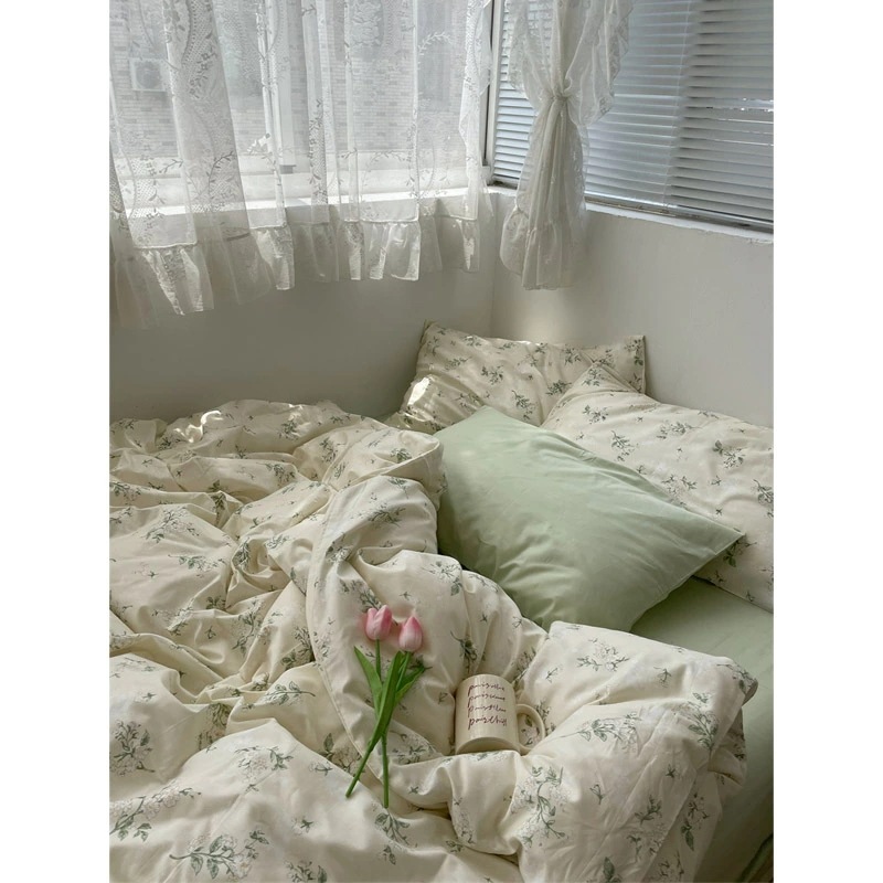 布団カバーセット グリーン 花柄 可愛い コットン100% 韓国風 掛け布団カバー 寝具カバーセット 3点セット 4点セット シングル セミダブル ダブル ベージュ ベッド用品 綿100% 敷カバー 布団カバーセット グリーン 花柄 可愛い コットン100% 韓国風 掛け布団カバー 寝具カバーセット 3点セット 4点セット シングル セミダブル ダブル ベージュ ベッド用品 綿100% 敷カバー