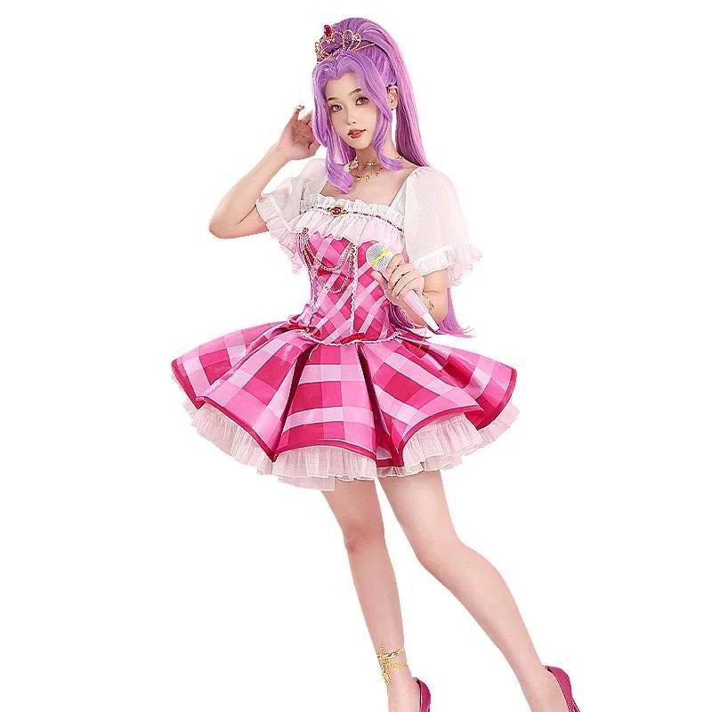 R【三分妄想13Delusion】アイカツアイドルカツドウ 神崎美月 コスプレ衣装 コスチューム37_4