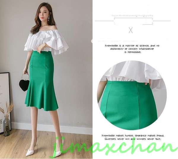 サマー　ペプラムスカート　ガウンワンピース ミディアム丈 ミモレ丈　レディース　ミディアム丈 　無地　タイトスカートキシスカート　フレア　フォーマル