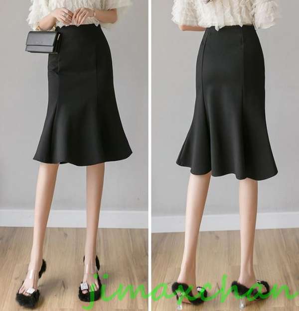 サマー　ペプラムスカート　ガウンワンピース ミディアム丈 ミモレ丈　レディース　ミディアム丈 　無地　タイトスカートキシスカート　フレア　フォーマル