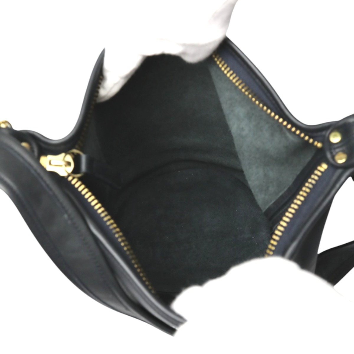 9953 バケツ型 ヴィンテージ ハンドバッグ ブラック