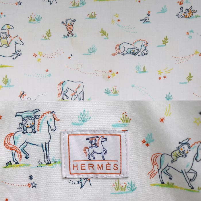 HERMES エルメス マザーズバッグ カブリオル トートバッグ ブルーナティエ レディース 中古 美品_7