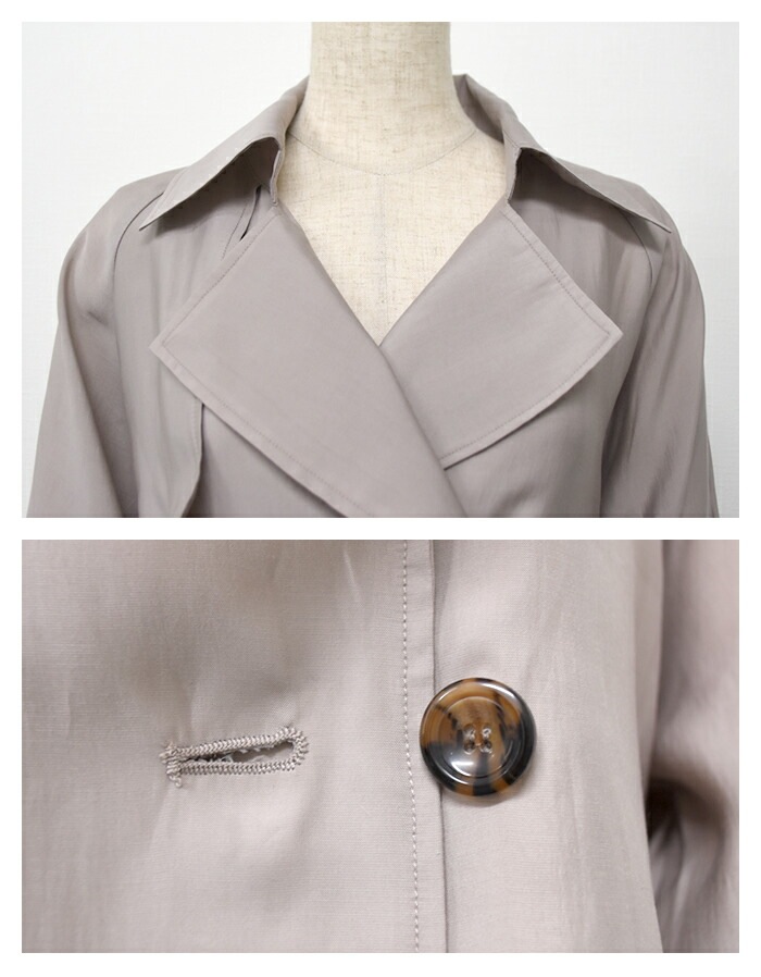 風を纏ってふわりと揺れる!シアートレンチコート 風を纏ってふわりと揺れる!シアートレンチコート