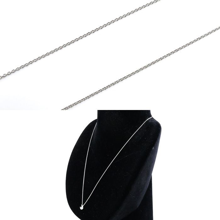 STAR JEWELRY スタージュエリー Pt950プラチナ ダイヤ ネックレス ダイヤモンド0.08ct 2.6g 43cm 月 三日月 レディース 中古 美品 STAR JEWELRY スタージュエリー Pt950プラチナ ダイヤ ネックレス ダイヤモンド0.08ct 2.6g 43cm 月 三日月 レディース 中古 美品