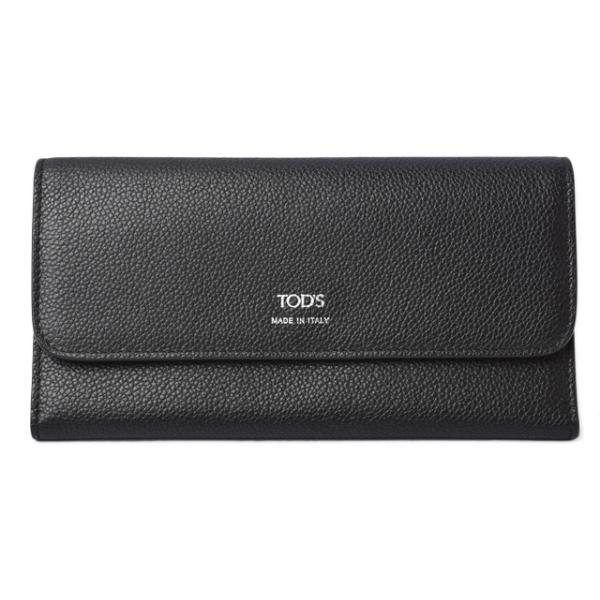 財布 三つ折り TOD S 長財布 レザー ブラック/ピンク 財布 三つ折り TOD S 長財布 レザー ブラック/ピンク