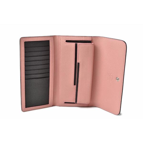 財布 三つ折り TOD S 長財布 レザー ブラック/ピンク 財布 三つ折り TOD S 長財布 レザー ブラック/ピンク