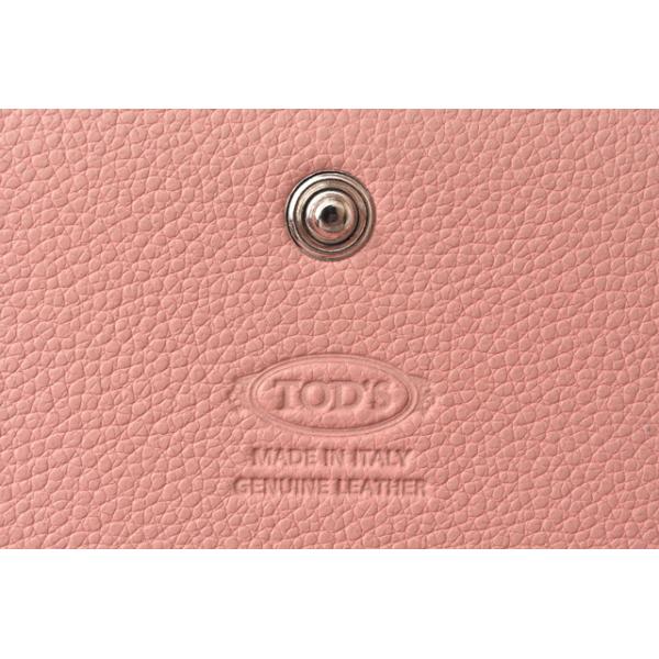財布 三つ折り TOD S 長財布 レザー ブラック/ピンク 財布 三つ折り TOD S 長財布 レザー ブラック/ピンク