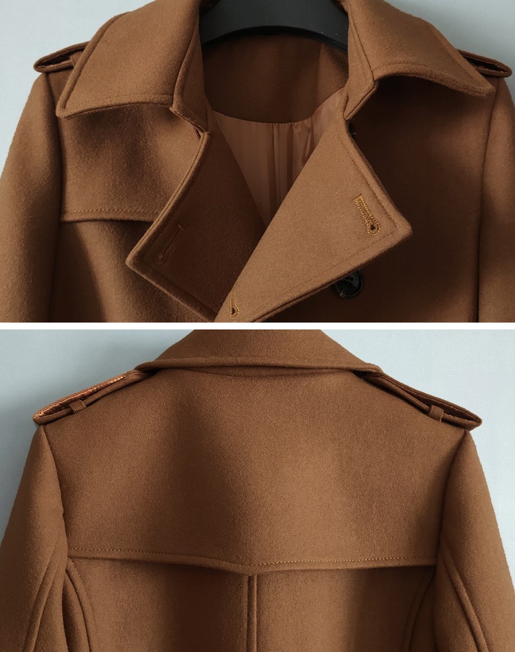 チェスターコート メンズ 仕事 通勤 大きいサイズ アウター ウール メンズ 冬服 秋服 スーツ アウター 防寒 体型カバー ベルト付き ビジネス カジュアル_6