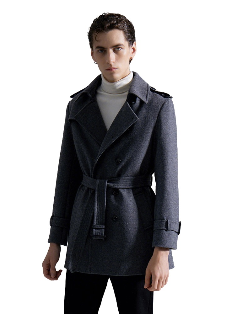 チェスターコート メンズ 仕事 通勤 大きいサイズ アウター ウール メンズ 冬服 秋服 スーツ アウター 防寒 体型カバー ベルト付き ビジネス カジュアル_11