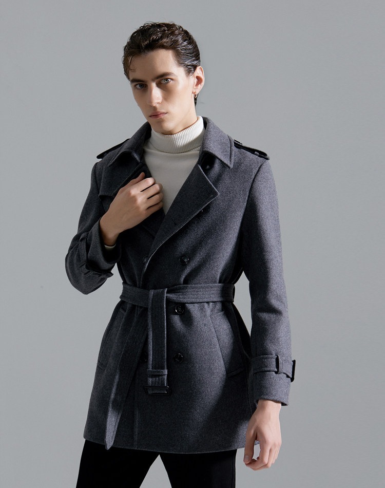 チェスターコート メンズ 仕事 通勤 大きいサイズ アウター ウール メンズ 冬服 秋服 スーツ アウター 防寒 体型カバー ベルト付き ビジネス カジュアル_13