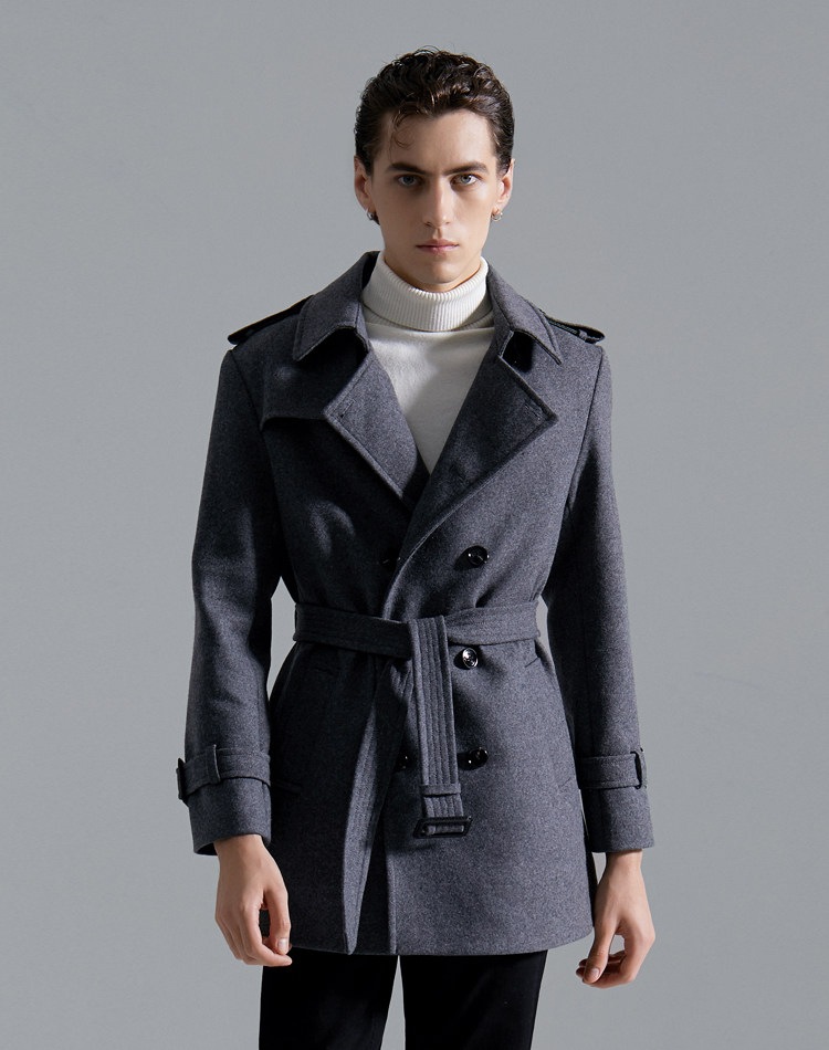 チェスターコート メンズ 仕事 通勤 大きいサイズ アウター ウール メンズ 冬服 秋服 スーツ アウター 防寒 体型カバー ベルト付き ビジネス カジュアル_15