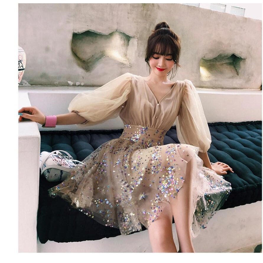 ミニドレス パーディードレス 袖あり aライン 上品 ウエディングドレス お姫様ドレス ステージ衣装 ミニドレス パーディードレス 袖あり aライン 上品 ウエディングドレス お姫様ドレス ステージ衣装