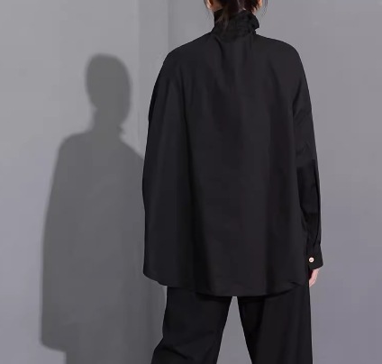 レディース トップス シャツ ブラウス 前開き スタンドカラー フレア フェミニン フリル リブ ボタン きれいめ シンプル カジュアル レトロ こなれ感 ラフ ガーリー ルーズ 個性的 クール レディース トップス シャツ ブラウス 前開き スタンドカラー フレア フェミニン フリル リブ ボタン きれいめ シンプル カジュアル レトロ こなれ感 ラフ ガーリー ルーズ 個性的 クール