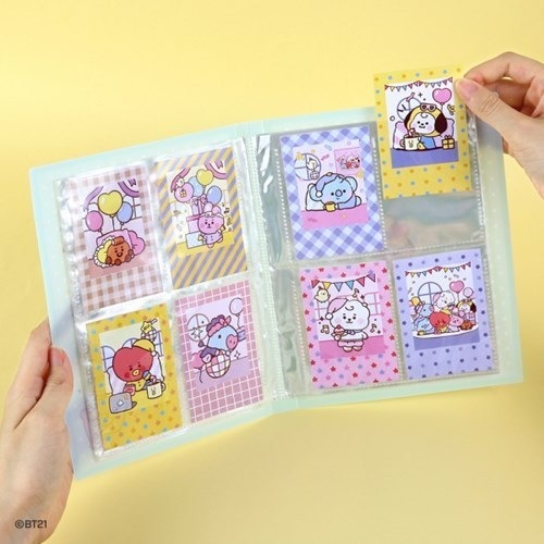 Qoo10] BT21 [パーティー] フォトアルバム 写真収納