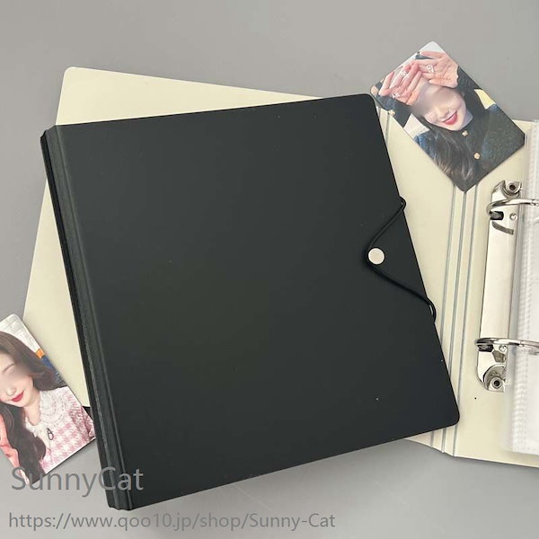 Qoo10] A5 ハート バインダー 2穴 クリア4