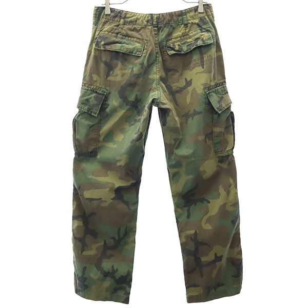 迷彩 ミリタリー カーゴパンツ S カーキ リップストップ地 メンズ 迷彩 ミリタリー カーゴパンツ S カーキ リップストップ地 メンズ
