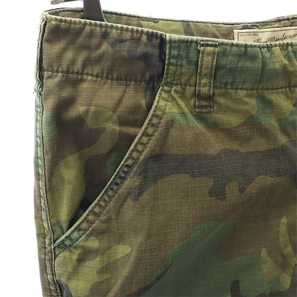 迷彩 ミリタリー カーゴパンツ S カーキ リップストップ地 メンズ 迷彩 ミリタリー カーゴパンツ S カーキ リップストップ地 メンズ