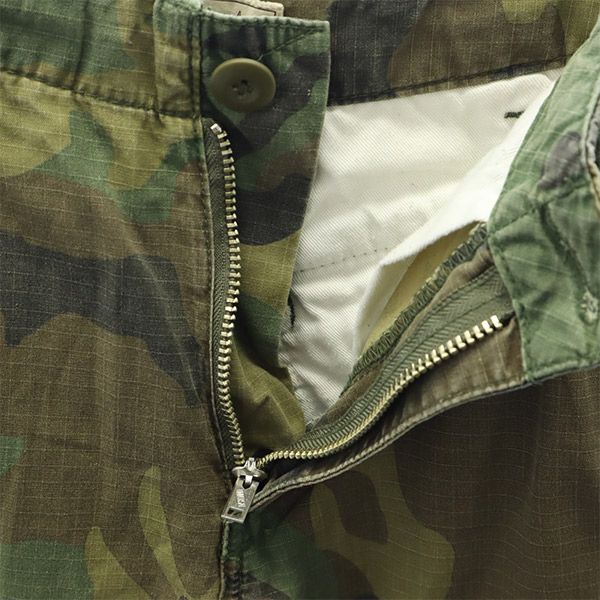 迷彩 ミリタリー カーゴパンツ S カーキ リップストップ地 メンズ 迷彩 ミリタリー カーゴパンツ S カーキ リップストップ地 メンズ